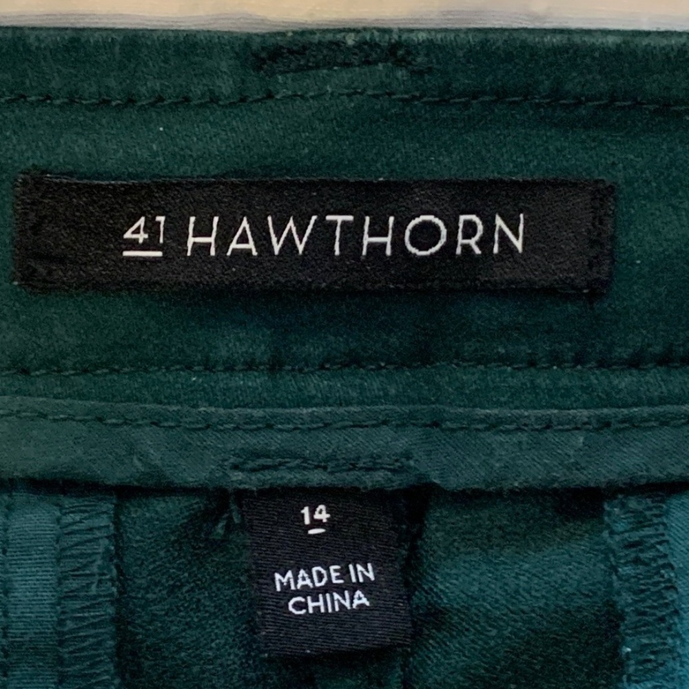 EUC – 41 Hawthorn – Rosabel Skinny Pant – Kelly Green – 14 - Picture 3 of 5